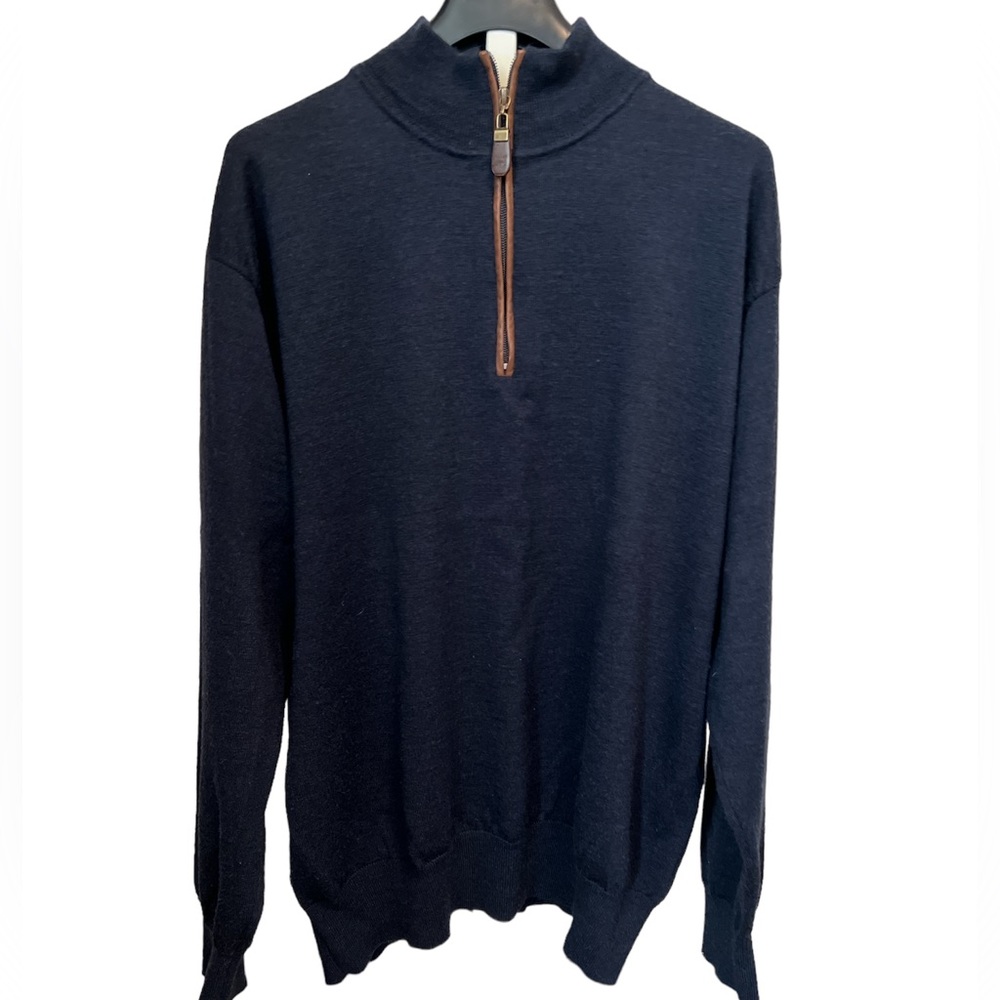 Orvis | 100% Merino Wool 1/4 Zip Sweater XL